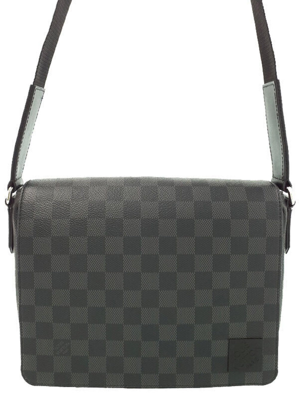 Louis Vuitton Damier Graphite Black District Shoulder Bag